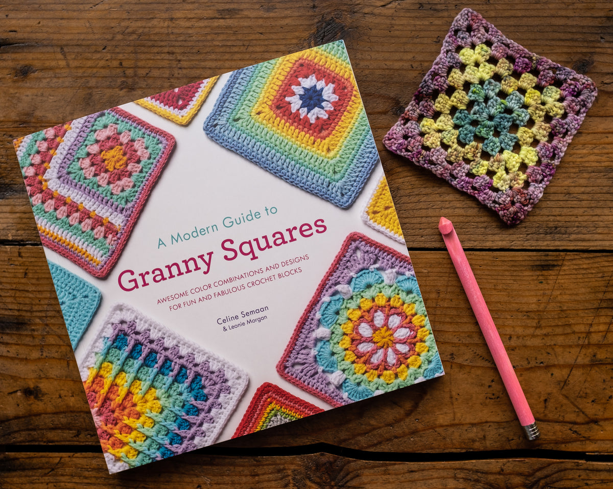 A Modern Guide to Granny Squares - Celine Semaan and Leonie Morgan – The  Farmer's Daughter Fibers
